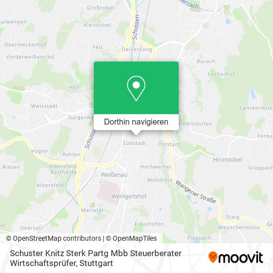 Schuster Knitz Sterk Partg Mbb Steuerberater Wirtschaftsprüfer Karte