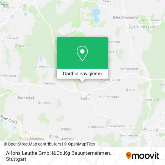 Alfons Leuthe GmbH&Co.Kg Bauunternehmen Karte