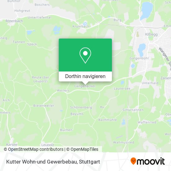 Kutter Wohn-und Gewerbebau Karte