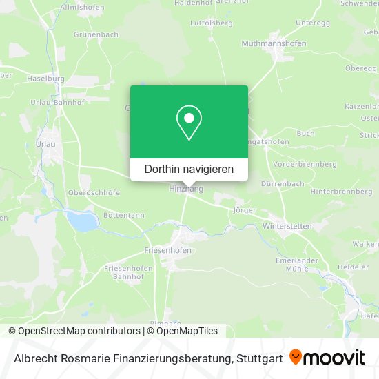Albrecht Rosmarie Finanzierungsberatung Karte