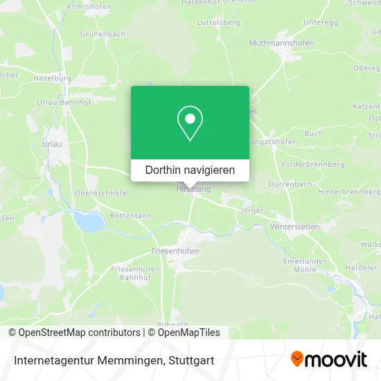 Internetagentur Memmingen Karte
