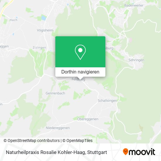 Naturheilpraxis Rosalie Kohler-Haag Karte
