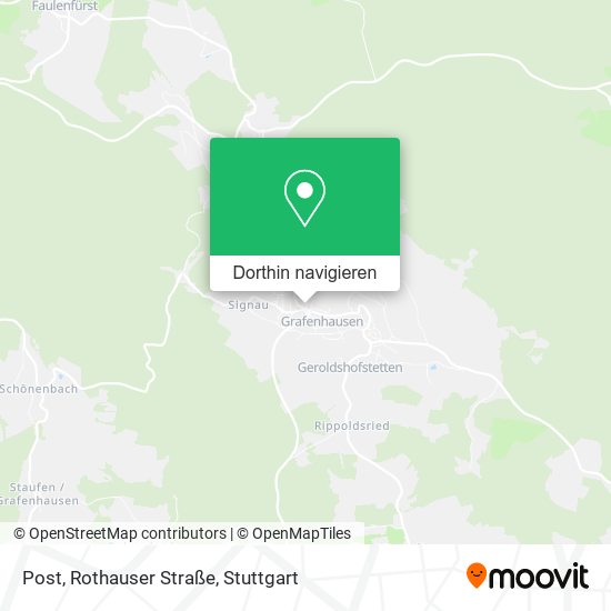 Post, Rothauser Straße Karte