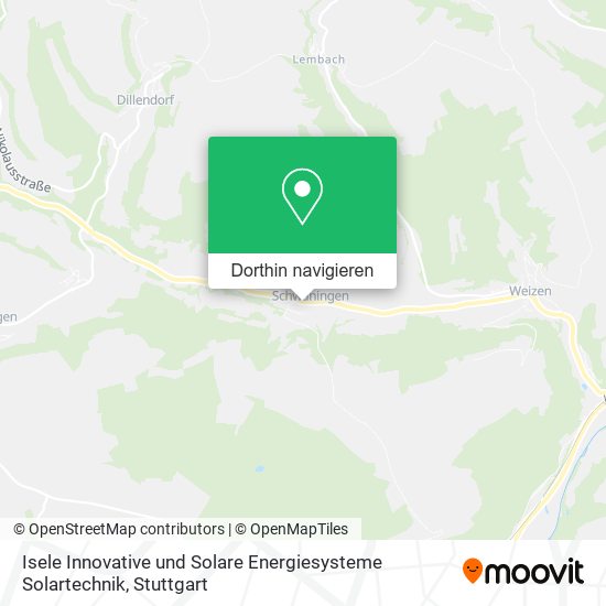 Isele Innovative und Solare Energiesysteme Solartechnik Karte