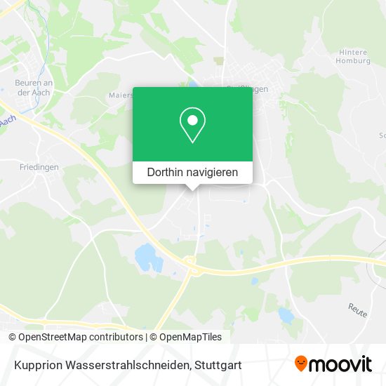 Kupprion Wasserstrahlschneiden Karte