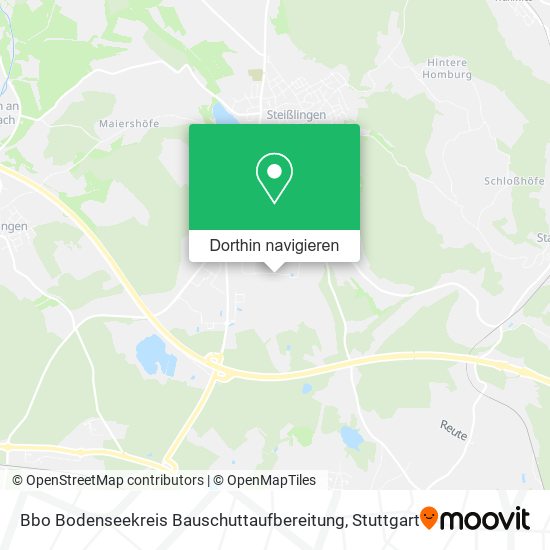 Bbo Bodenseekreis Bauschuttaufbereitung Karte