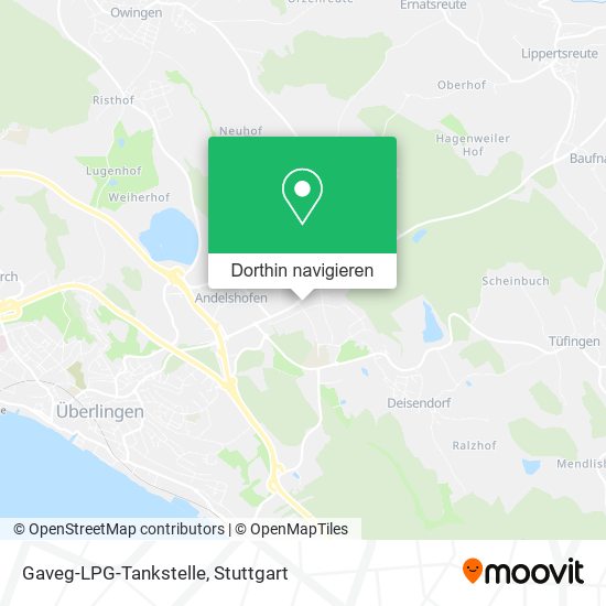 Gaveg-LPG-Tankstelle Karte