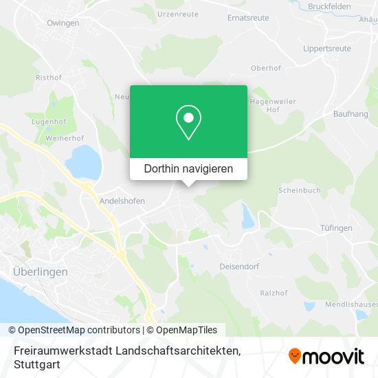 Freiraumwerkstadt Landschaftsarchitekten Karte
