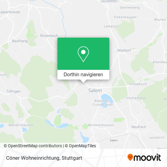 Cöner Wohneinrichtung Karte