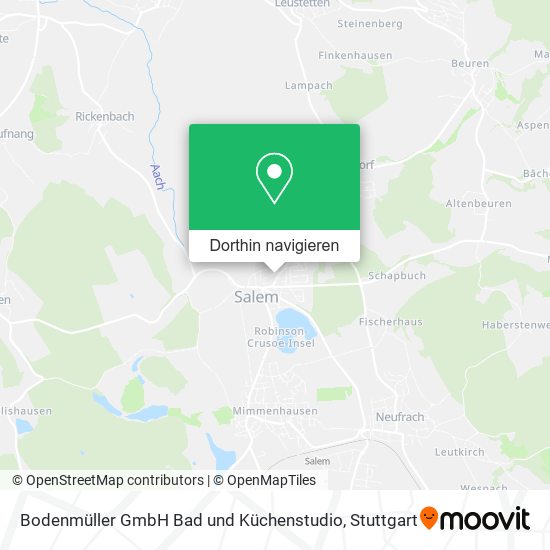 Bodenmüller GmbH Bad und Küchenstudio Karte