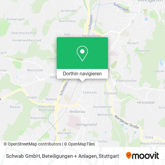 Schwab GmbH, Beteiligungen + Anlagen Karte
