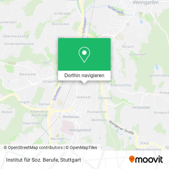 Institut für Soz. Berufe Karte