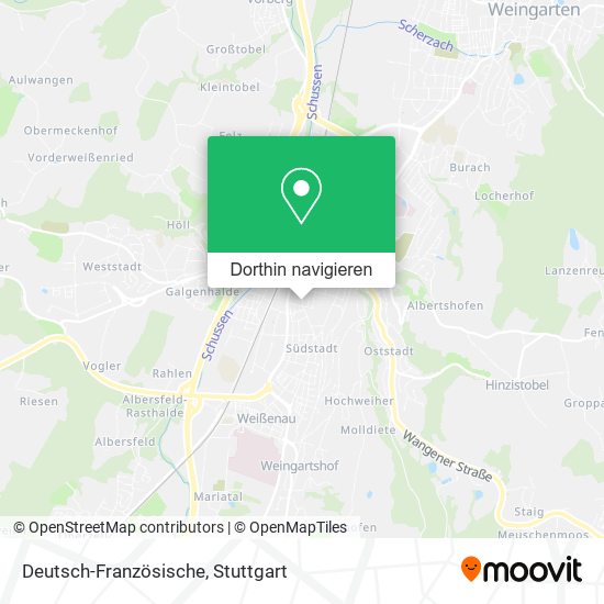 Deutsch-Französische Karte