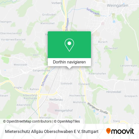 Mieterschutz Allgäu Oberschwaben E V Karte