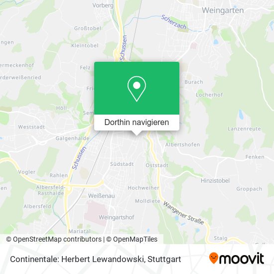 Continentale: Herbert Lewandowski Karte