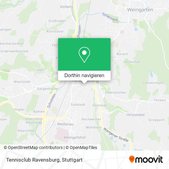 Tennisclub Ravensburg Karte