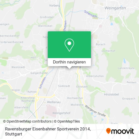Ravensburger Eisenbahner Sportverein 2014 Karte