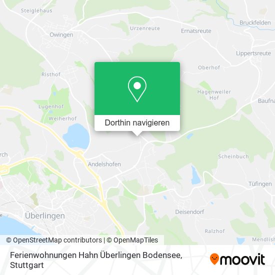 Ferienwohnungen Hahn Überlingen Bodensee Karte