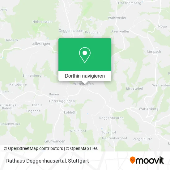 Rathaus Deggenhausertal Karte