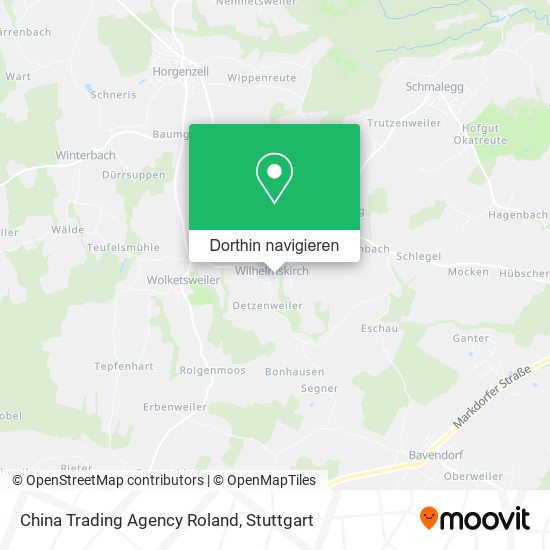 China Trading Agency Roland Karte