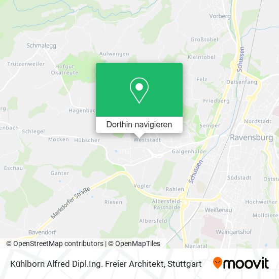 Kühlborn Alfred Dipl.Ing. Freier Architekt Karte