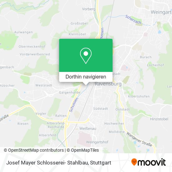 Josef Mayer Schlosserei- Stahlbau Karte