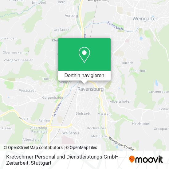 Kretschmer Personal und Dienstleistungs GmbH Zeitarbeit Karte