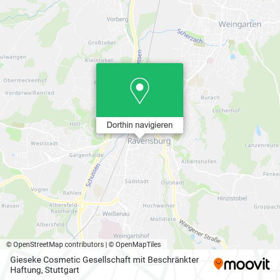Gieseke Cosmetic Gesellschaft mit Beschränkter Haftung Karte