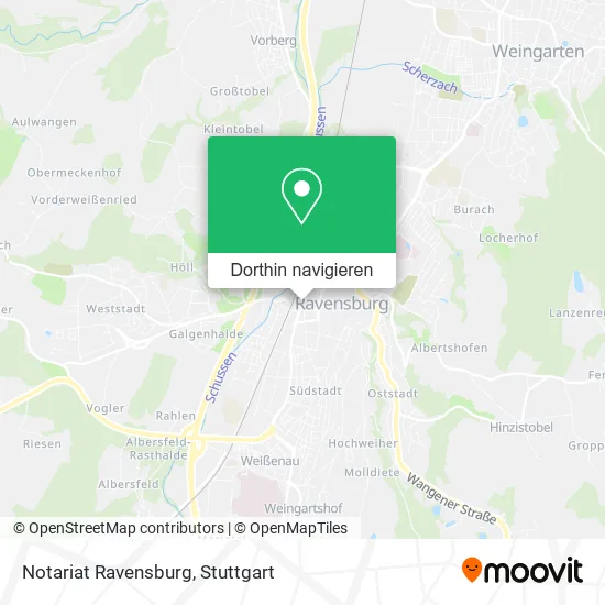Notariat Ravensburg Karte