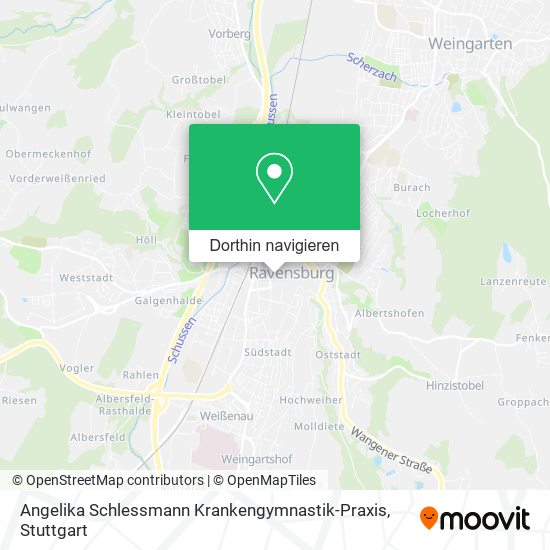Angelika Schlessmann Krankengymnastik-Praxis Karte