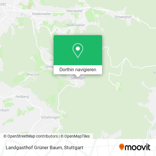 Landgasthof Grüner Baum Karte