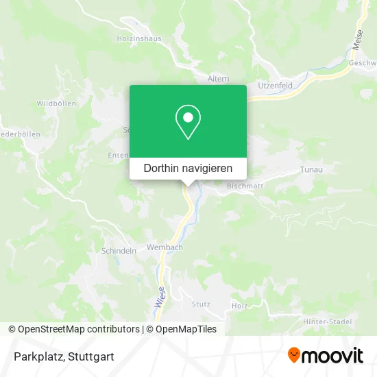 Parkplatz Karte