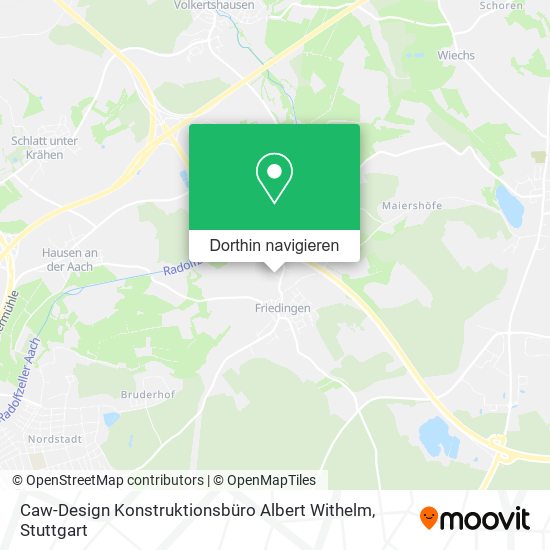 Caw-Design Konstruktionsbüro Albert Withelm Karte