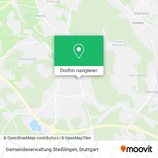 Gemeindeverwaltung Steißlingen Karte