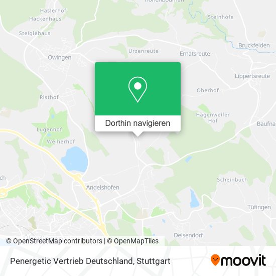Penergetic Vertrieb Deutschland Karte