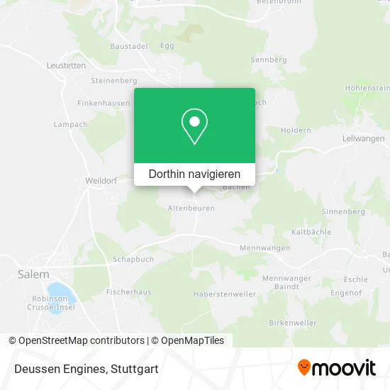 Deussen Engines Karte