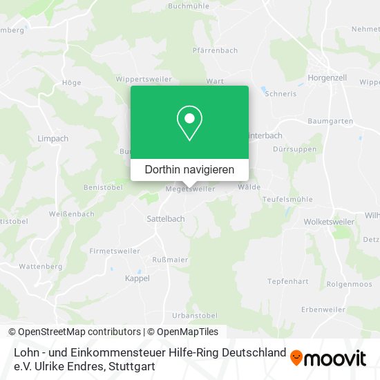 Lohn - und Einkommensteuer Hilfe-Ring Deutschland e.V. Ulrike Endres Karte