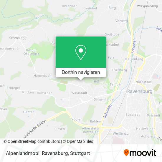 Alpenlandmobil Ravensburg Karte