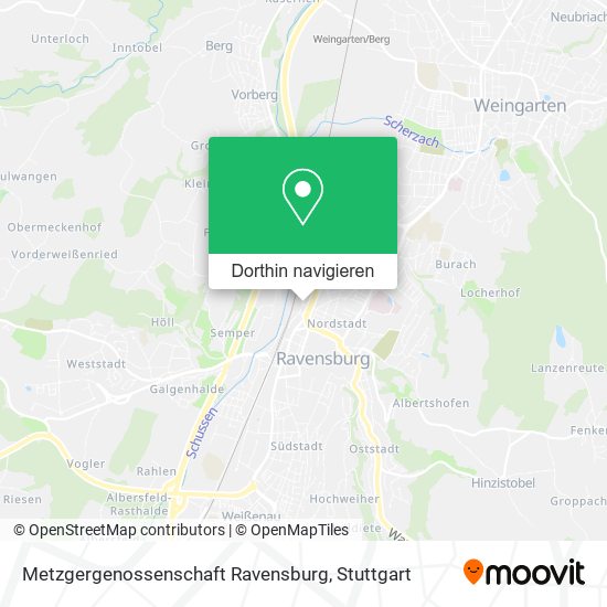 Metzgergenossenschaft Ravensburg Karte