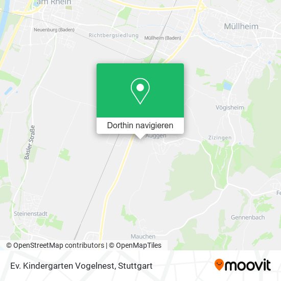 Ev. Kindergarten Vogelnest Karte
