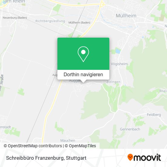 Schreibbüro Franzenburg Karte