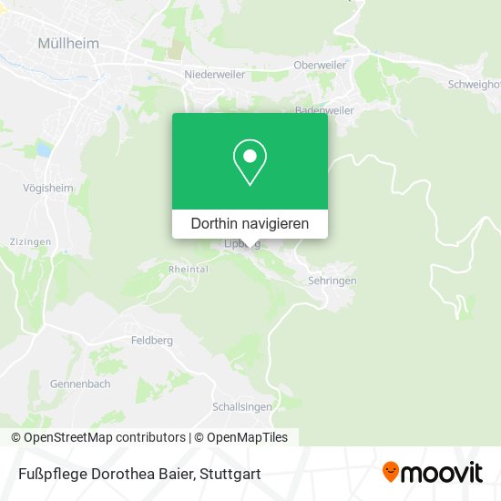 Fußpflege Dorothea Baier Karte