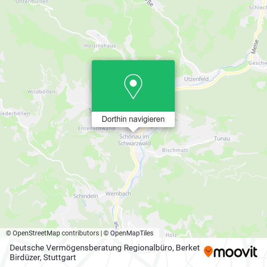 Deutsche Vermögensberatung Regionalbüro, Berket Birdüzer Karte