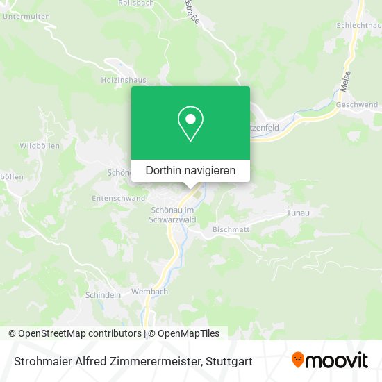 Strohmaier Alfred Zimmerermeister Karte