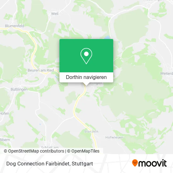 Dog Connection Fairbindet Karte