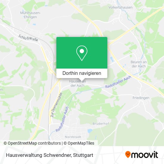 Hausverwaltung Schwendner Karte