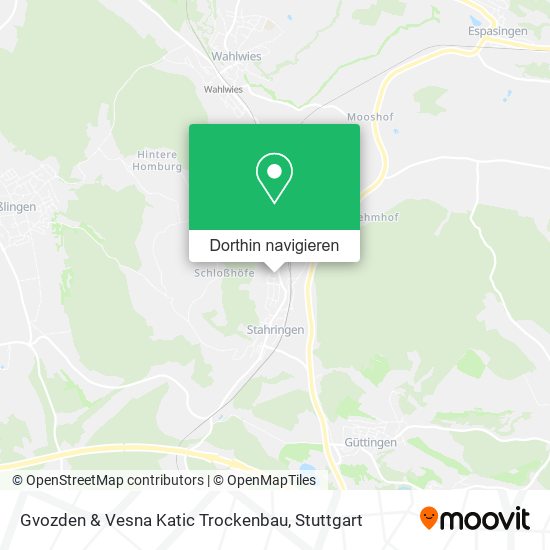 Gvozden & Vesna Katic Trockenbau Karte