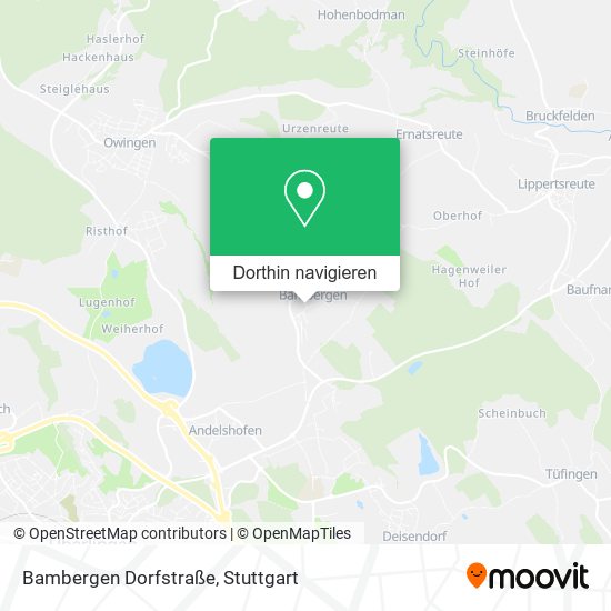 Bambergen Dorfstraße Karte