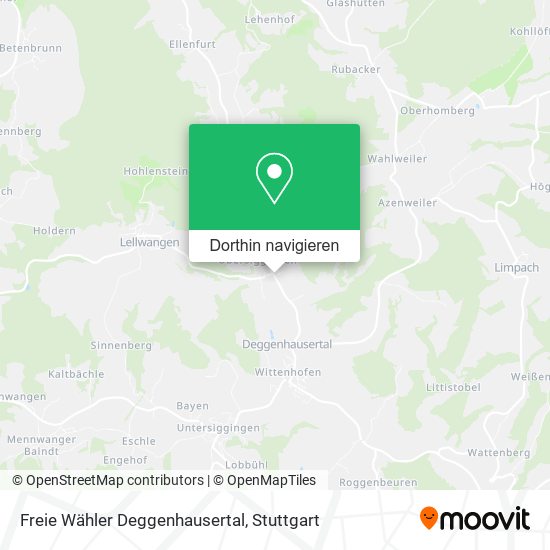 Freie Wähler Deggenhausertal Karte