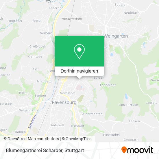Blumengärtnerei Scharber Karte
